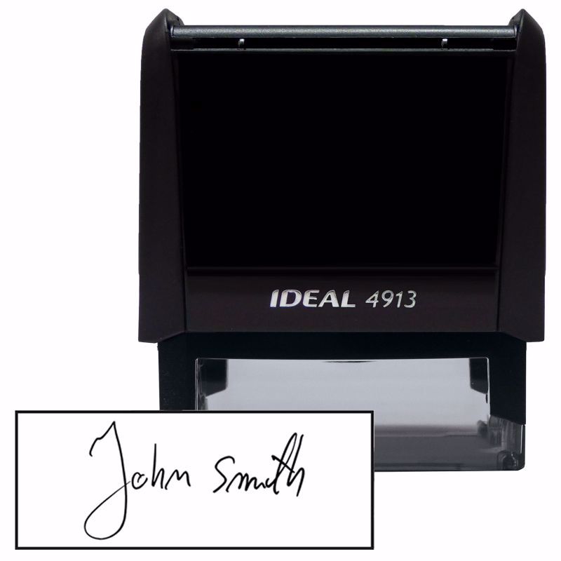 Custom Signature Stamp | Pre-Inked Stamp - Next Day Shipping