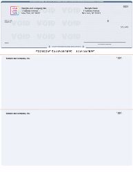 Picture of Quickbooks Checks - on Top