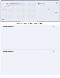 Picture of Quickbooks Checks - on Top